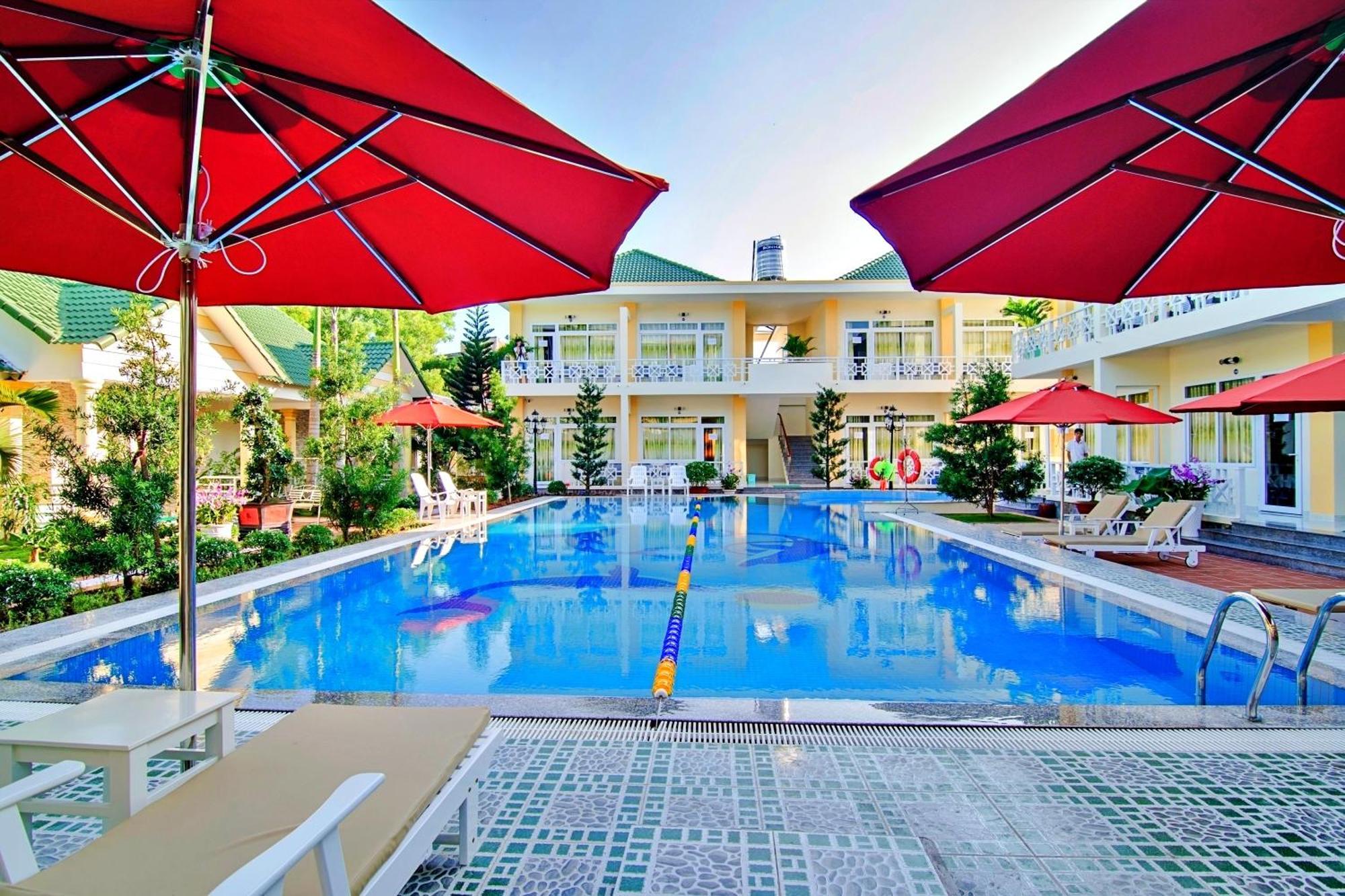881 Lam Ha Pool Resort Дуонг-Донг Экстерьер фото